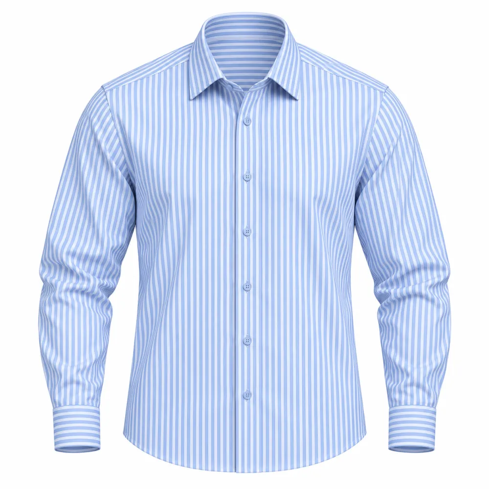 Camisa raya intermedia celeste - 099